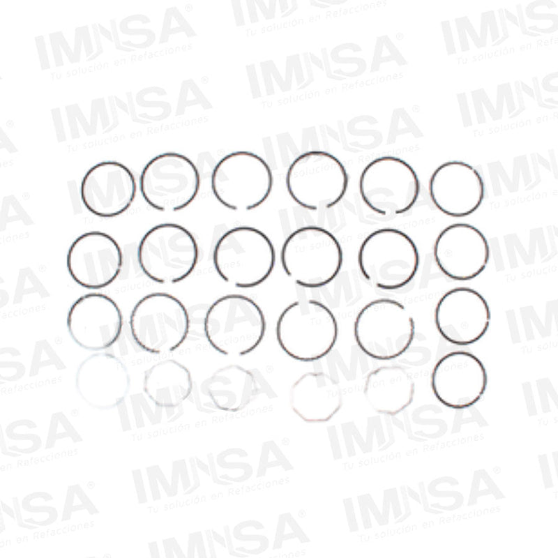 Juego de Anillos .020 Continental Y112 Todo para Montacargas